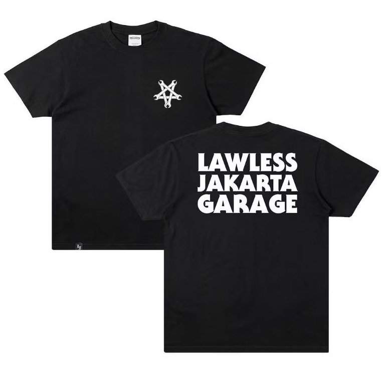 Sugarcave Tshirt LAWLESS JAKARTA GARAGE - SPANNERS | Lawless Jakarta Official