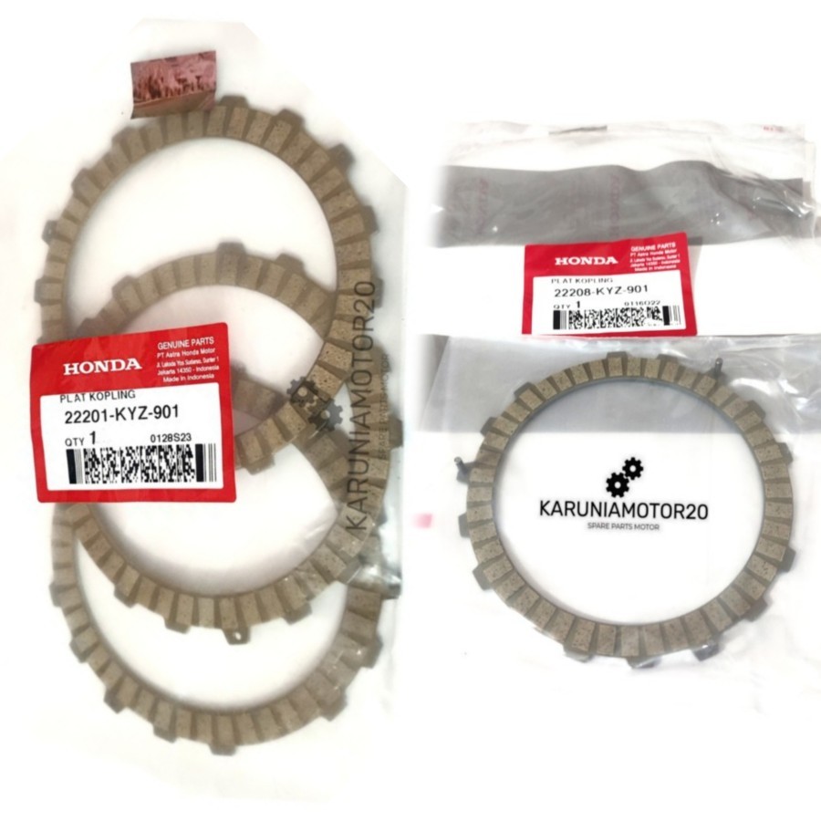 Kampas Kopling Set Supra X 125 Fi/Helm in/Blade 125 Original AHM KYZ