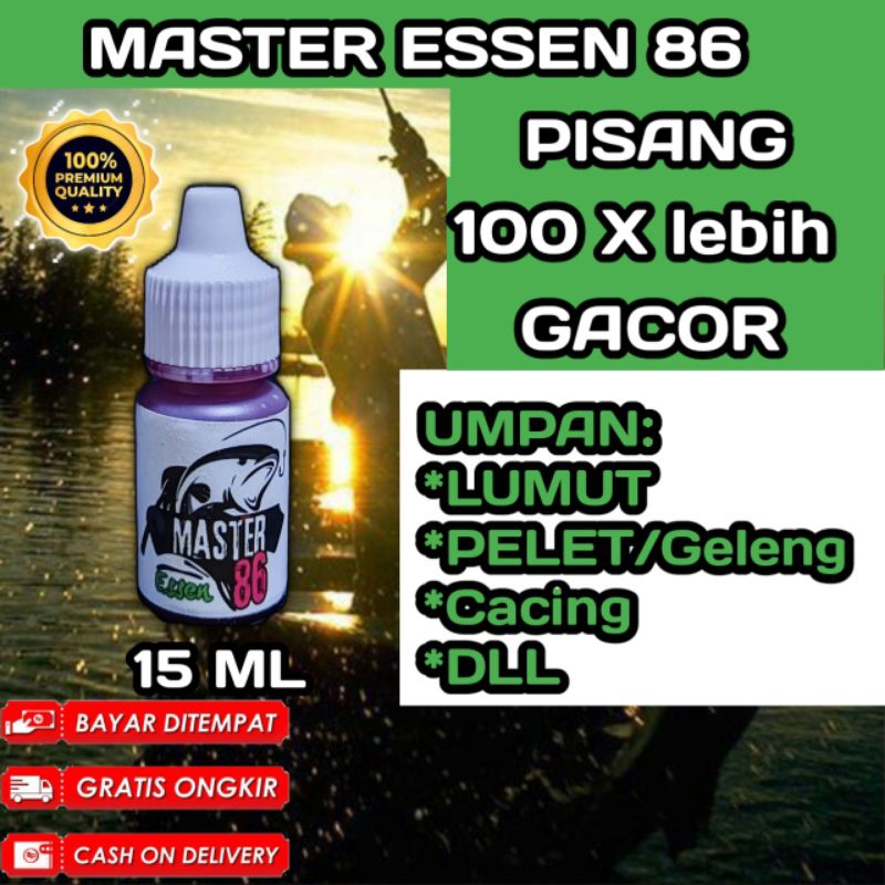 Essen master 86 pisang Ambon Super Essen Ikan Nila Liar mujaer ikan mas ikan lele ikan super babon E