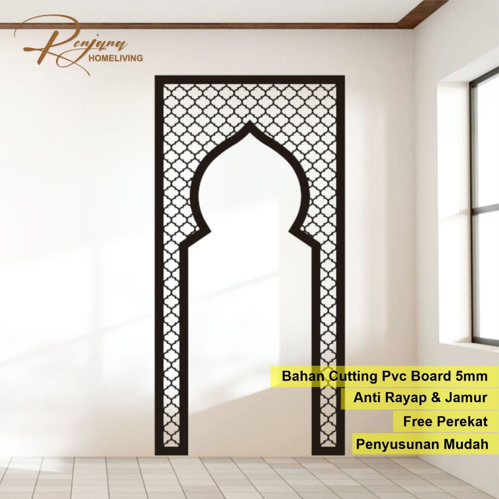 Renjana mihrab mushola rumah pvc rayap ora tedas M010