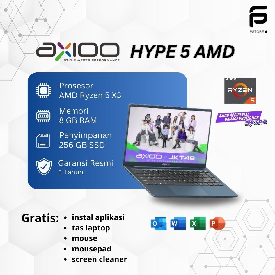 [NEW] AXIOO HYPE 5 AMD RYZEN 5 X3