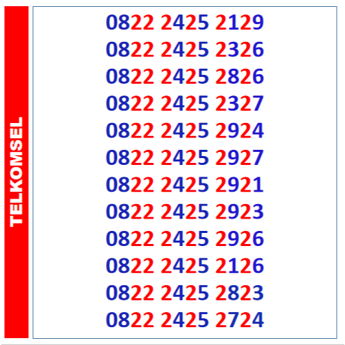 Nomor Cantik Telkomsel Simpati No Kartu perdana super murah 10 11 12 digit 4G 5G kartu Telkomsel kar