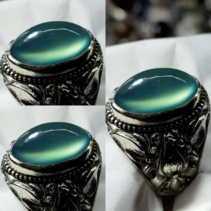 BATU AKIK ANGGUR BIRU LANGIT GIWANG