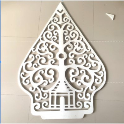 ORIGINAL Gunungan Wayang Dekorasi T 200 cm Jumbo Ukiran Gunungan Wayang Backdrop Lamaran