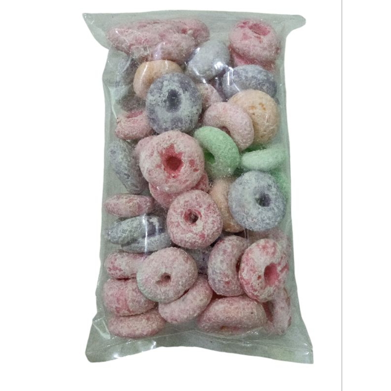 

Kue Donat Kering / Donat Pelangi Gabus 400g