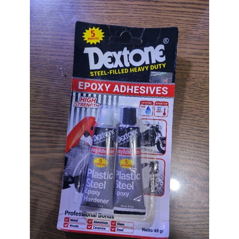 LEM BESI DEXTONE 5 MENIT BESAR 48 GRAM ORIGINAL