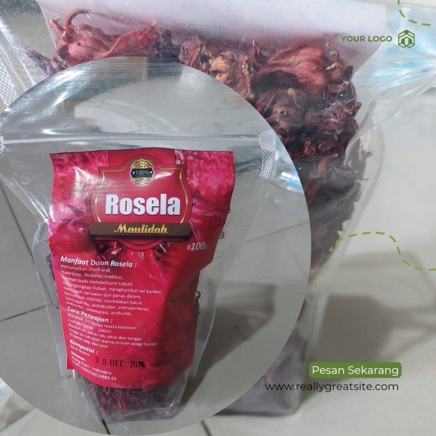 

TEH BUNGA ROSELLA MAULIDAH / ROSELA MERAH/ TURBUK/ REBUS