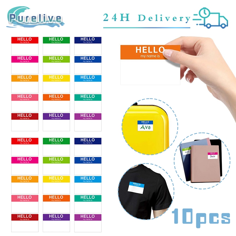 

150pcs Sticker Hello My Name is Sticker Name Tag Labels Stiker Graffiti