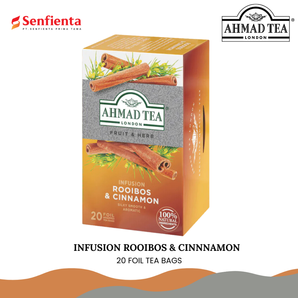 

Ahmad Tea Rooibos & Cinnamon Infusion 20's - 40 gr