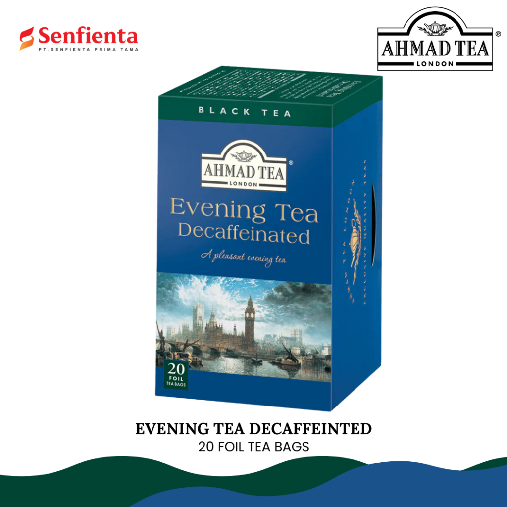 

Ahmad Tea Evening Tea Decaffeinated Black Tea 20's - 40 gr