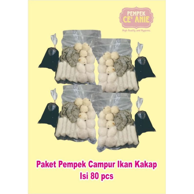 

Paket Pempek Campur ikan kakap