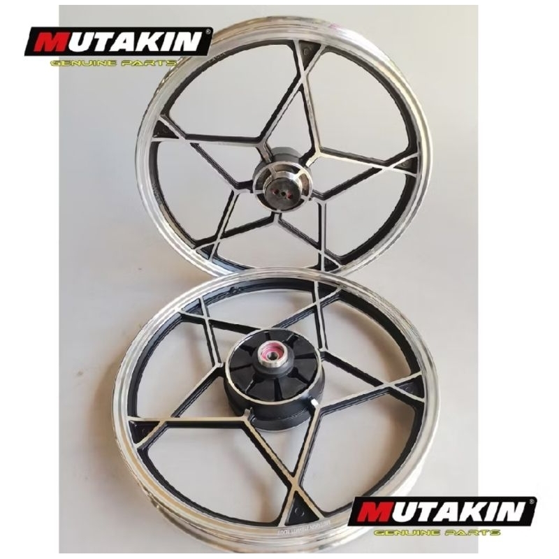 Velg mutakin model bintang rx king,rxs,rxz ring 18.