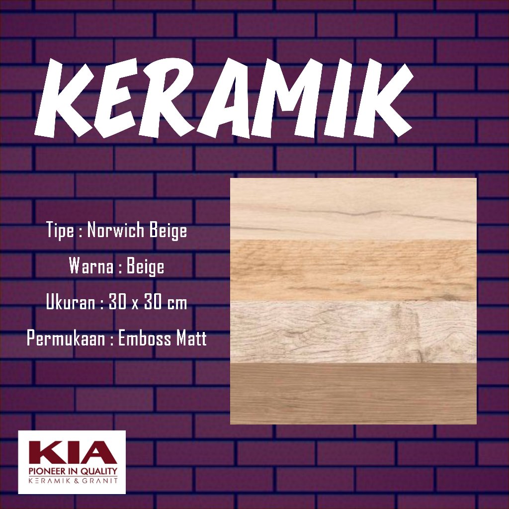 KIA - KERAMIK LANTAI 30X30/ FLOOR TILE/ KERAMIK LANTAI/ KERAMIK