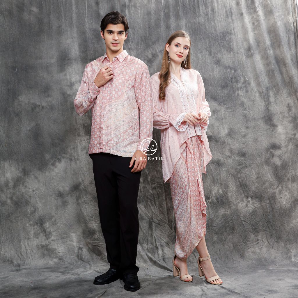 AIRA BATIK _ Clarissa Couple dan Kemeja Pria Bahan Viscose I One Set Viscose I Tunik Viscose I Raya 