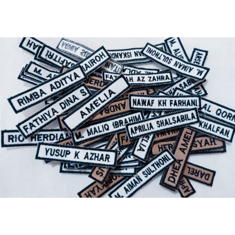 BET NAMA BORDIR KOMPUTER | BET SEKOLAH