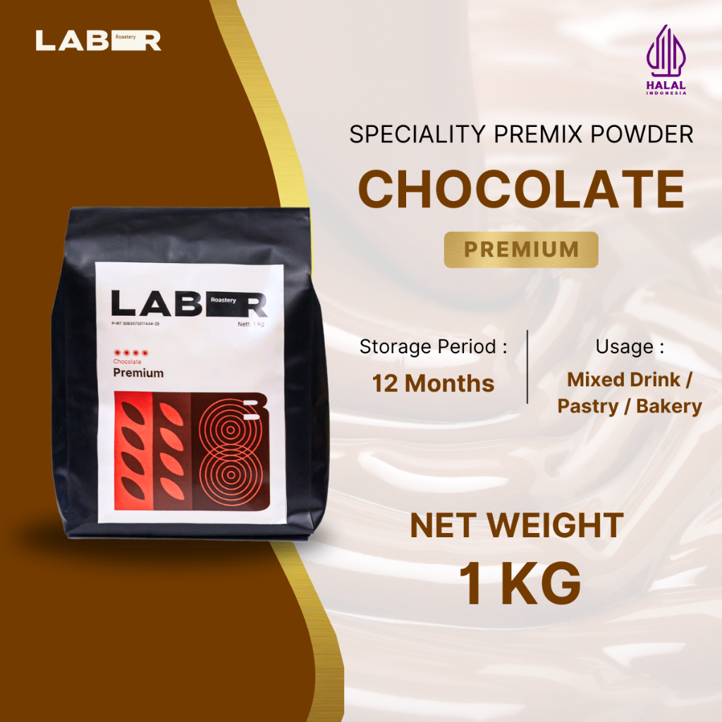 

LABR Bubuk Chocolate Powder Premium 1kg - Premix Powder