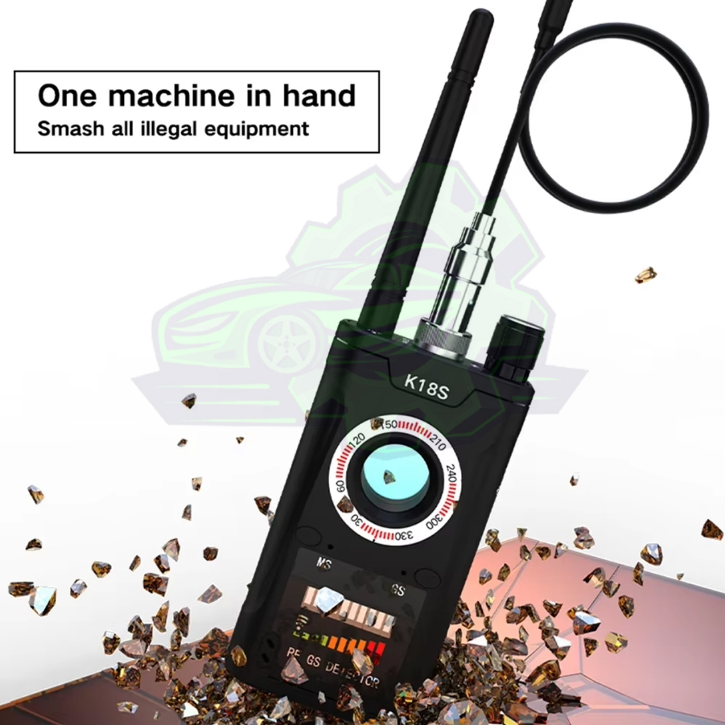 Sale K18S GSM Signal Detector Anti Lacak Spy Car GPS Bug Detector RF Detector K18 S Anti Sadap Suara