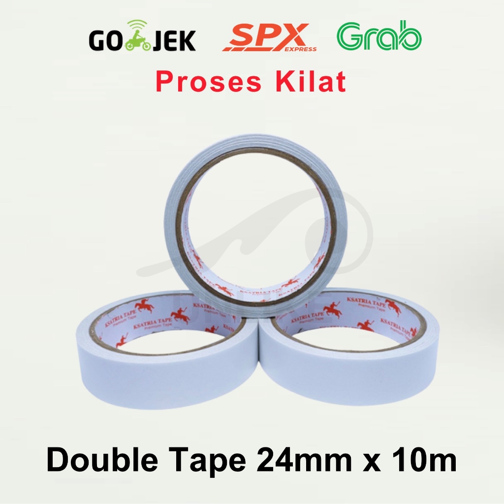 

Double Tape 24mm x 10meter TERMURAH