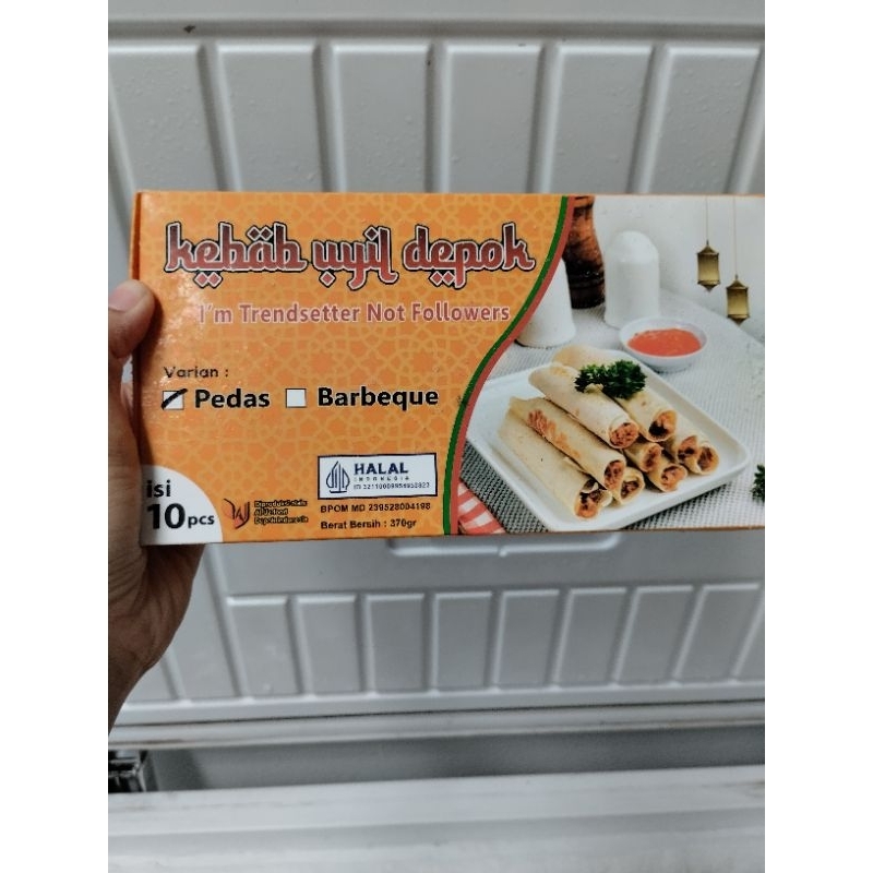 

Kebab Unyil Depok Rasa Pedas isi 10
