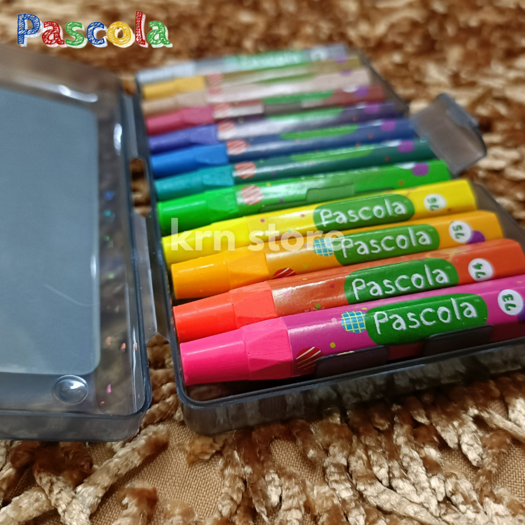 

Crayon murah//Crayon 12 warna pascola//Oil Pastel 12 colours//Crayon anak murah//Crayon anak lucu//