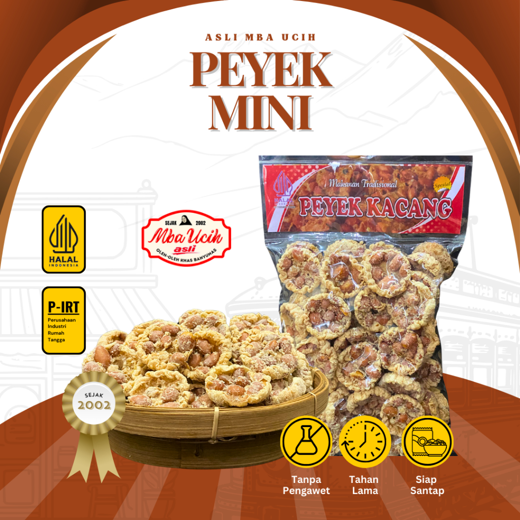 

Peyek Mini Asli Mba Ucih Oleh Oleh Khas Banyumas