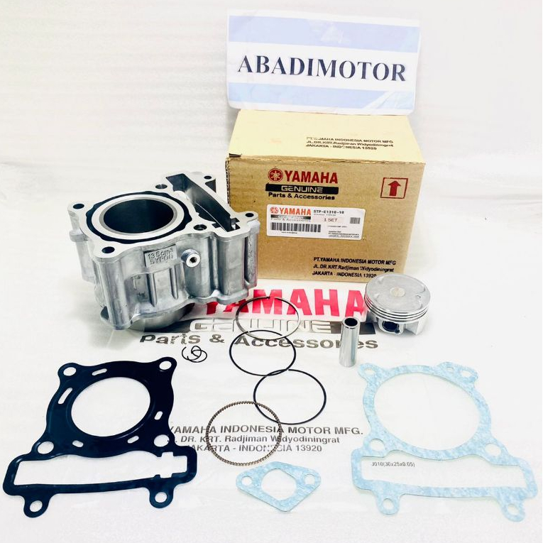 BLOK SEHER KOMPLIT + PAKING TOP SET JUPITER MX OLD NEW 135CC 5YP 50C BLOCK CYLINDER SILINDER HEAD BO