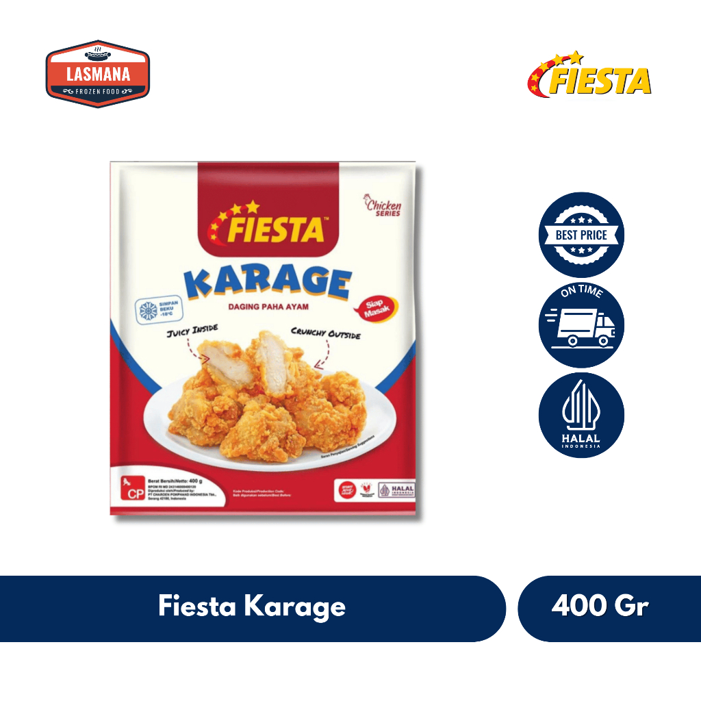

Fiesta Chicken Karage 400 Gr