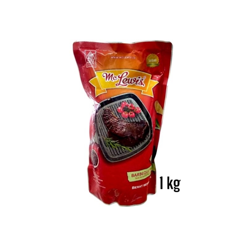 

Mc Lewis Barbeque Sauce 1kg / saus barbeque / halal / BPOM