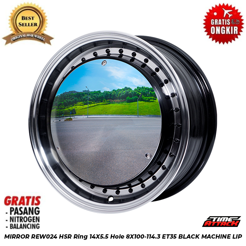 Velg Celong Classic Merk HSR Tipe Mirror R14 Cocok Untuk Mobil Wuling Air Ev