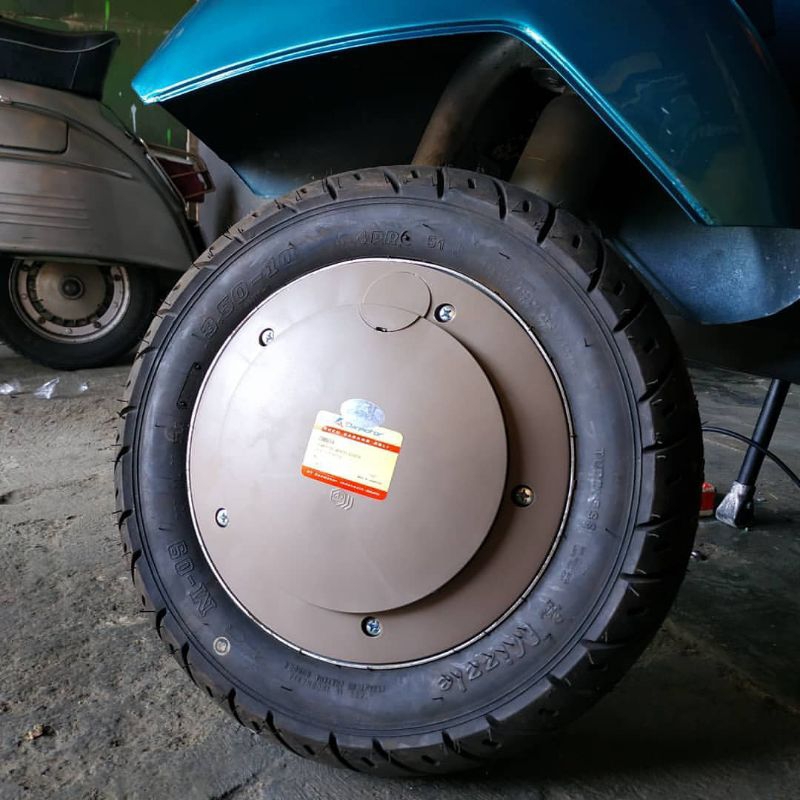 Wheeldop Tutup Velg Vespa Exclusive Excel PX Series Original Danmotor Per Pcs Include Baut
