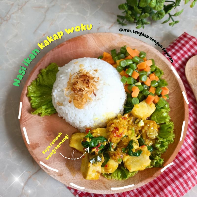 

NASI IKAN KAKAP WOKU (Pre-Order)