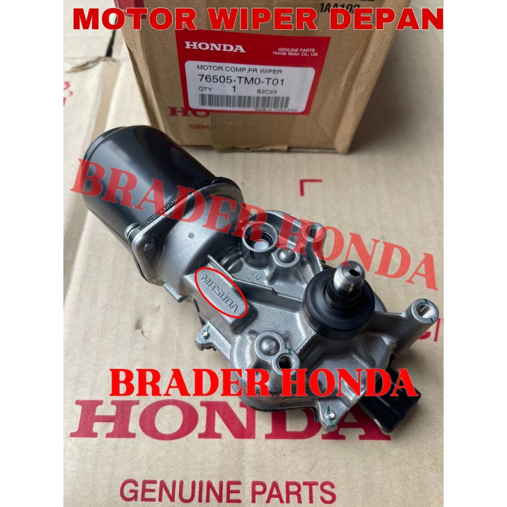 DINAMO WIPER PENGERAK ARM LINK KACA DEPAN CITY GM2 2009 2010 2011 2012 2013 HONDA 76505-TM0-T01 MOTO