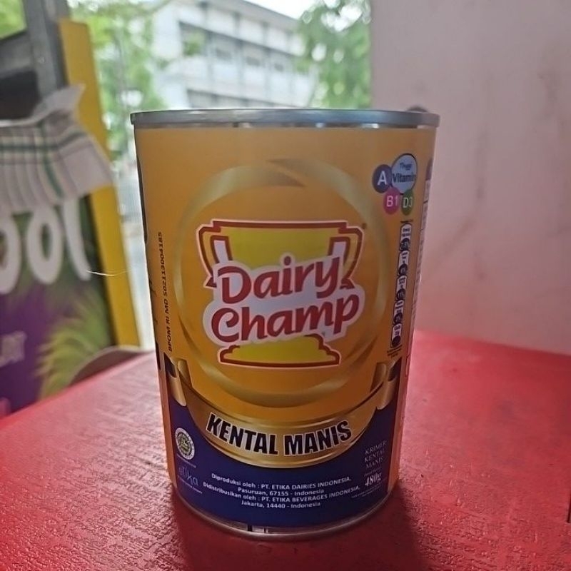 

Dairy Champ 480gr / Susu Kental Manis Dairy Champ 480gr