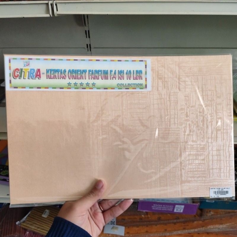 

CITRA KERTAS ORIENT FARFUM F4 ISI 10 LEMBAR