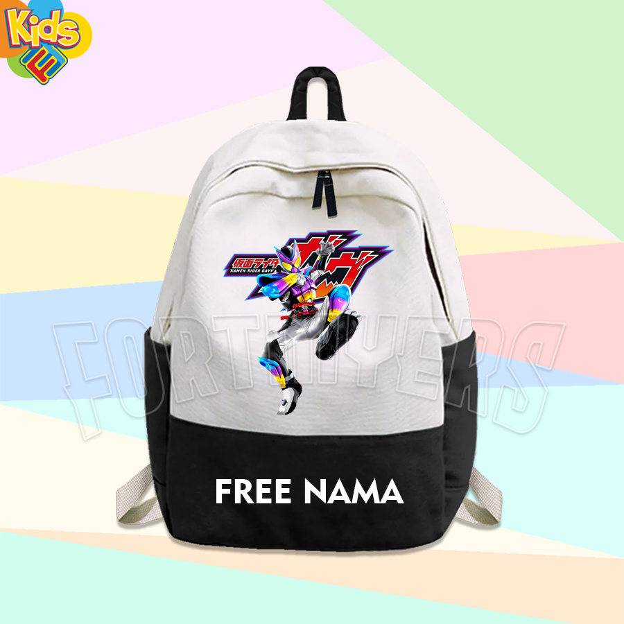TAS RANSEL ANAK TAS SEKOLAH ANAK KAMEN RIDER GAVV FREE CETAK NAMA