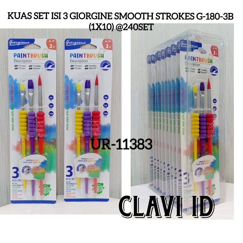 

11383/PAINT BRUSH SET /KUAS LUKIS SET ISI 3/SET LUKIS