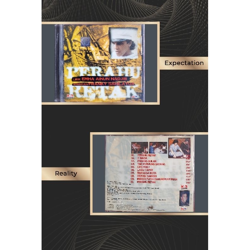 CD audio Franky Sahilatua perahu retak