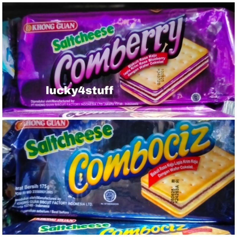 

Khong Guan Saltcheese Combo Combociz Comboberry 175gr