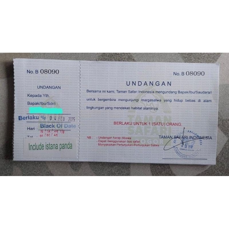 

taman safari exp.4 feb 2025