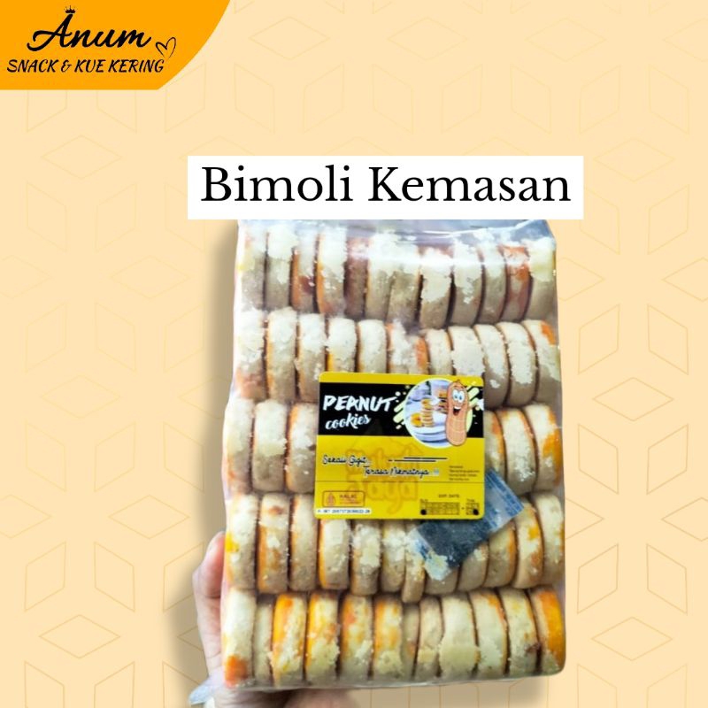 

Kue Bimoli / Kue Kacang Bimoli Kemasan Plastik isi 60