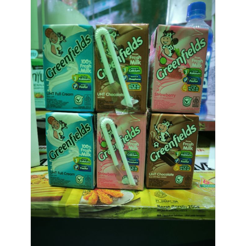 

Susu Greenfields UHT Milk - Aneka Varian Rasa105 ML