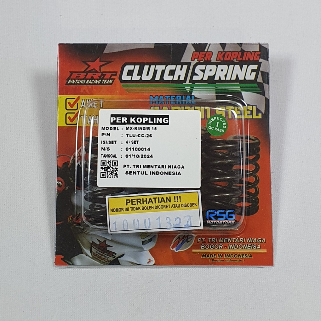 PER KOPLING BRT MX KING R15 NVA XABRE BYSON