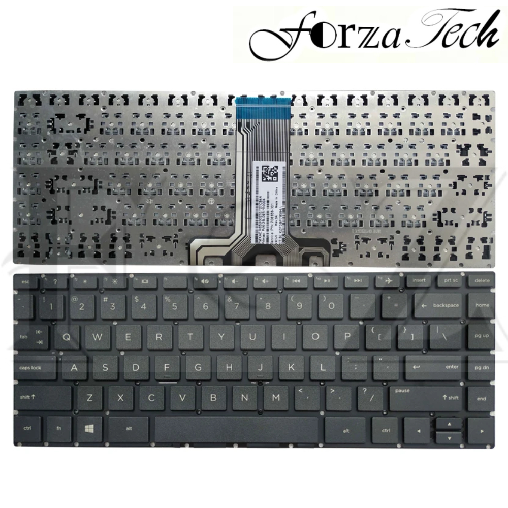 Keyboard HP 14-bp100na 14-bp100nx 14-bp102tu 14-bp103tx 14-bp104tx HITAM BERGARANSI NEW
