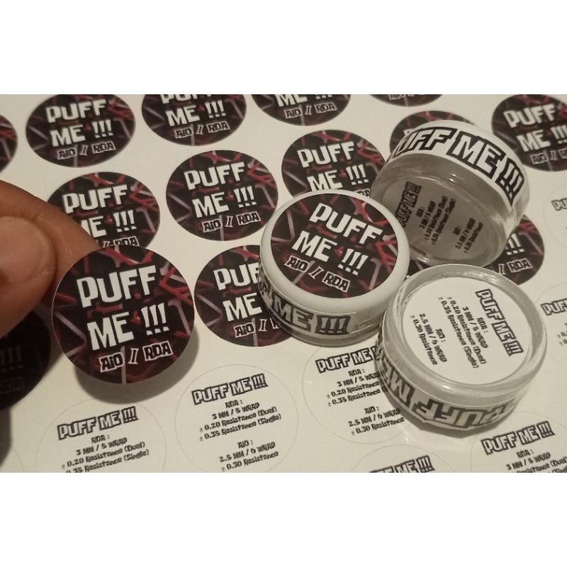 

Stiker Cutting 3 mm / 2.5 mm / Sticker 2 pcs