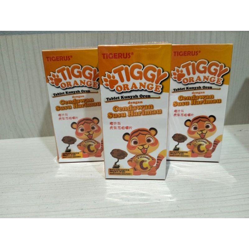 

TIGGY ORANGE TIGERUS With Tiger Milk Mushroom Ori Malaysia