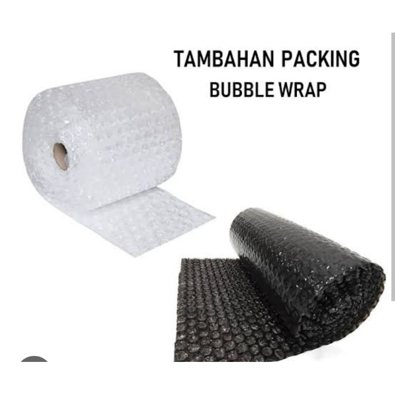 

Bubble wrap extra untuk tambahan packing pengriman reguler/instan