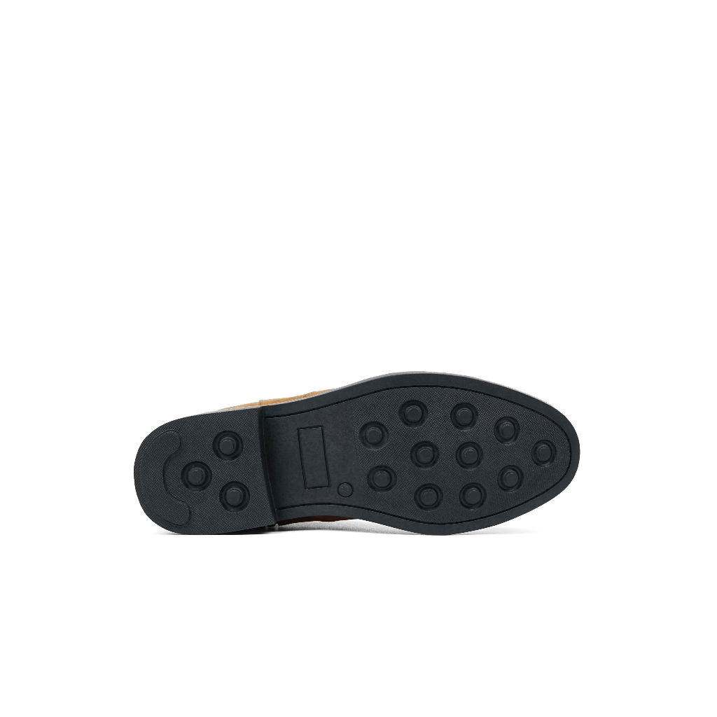 READY STOCK BLACKROSE Chelsea Zipper Boots Sepatu Boots Pria Chocolate Brown Suede Formal And Casual