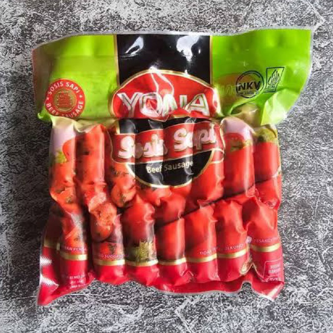 

Yona sosis sapi merah cocktail 450gr / beef sausage