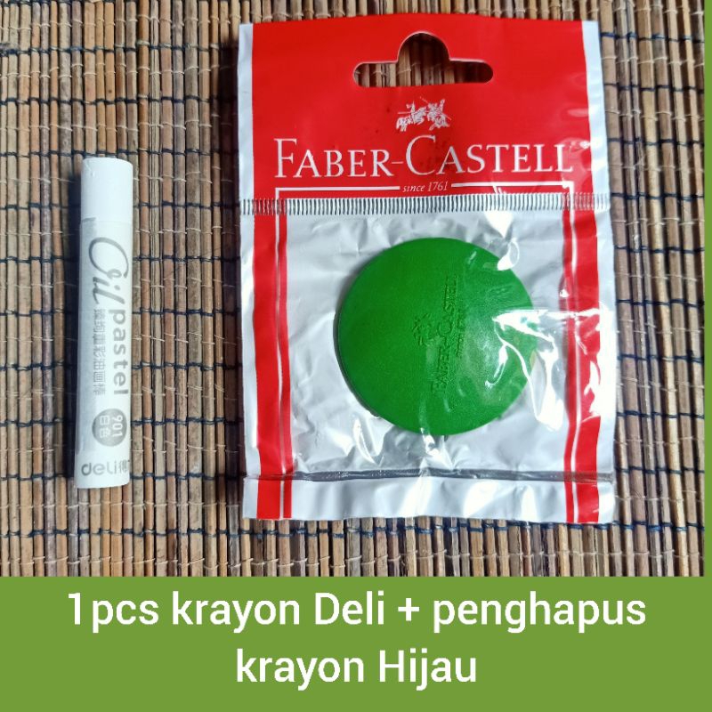 

Krayon Putih Deli Super Lunak Dan Penghapus Krayon Peralatan Menggambar HanDini Art