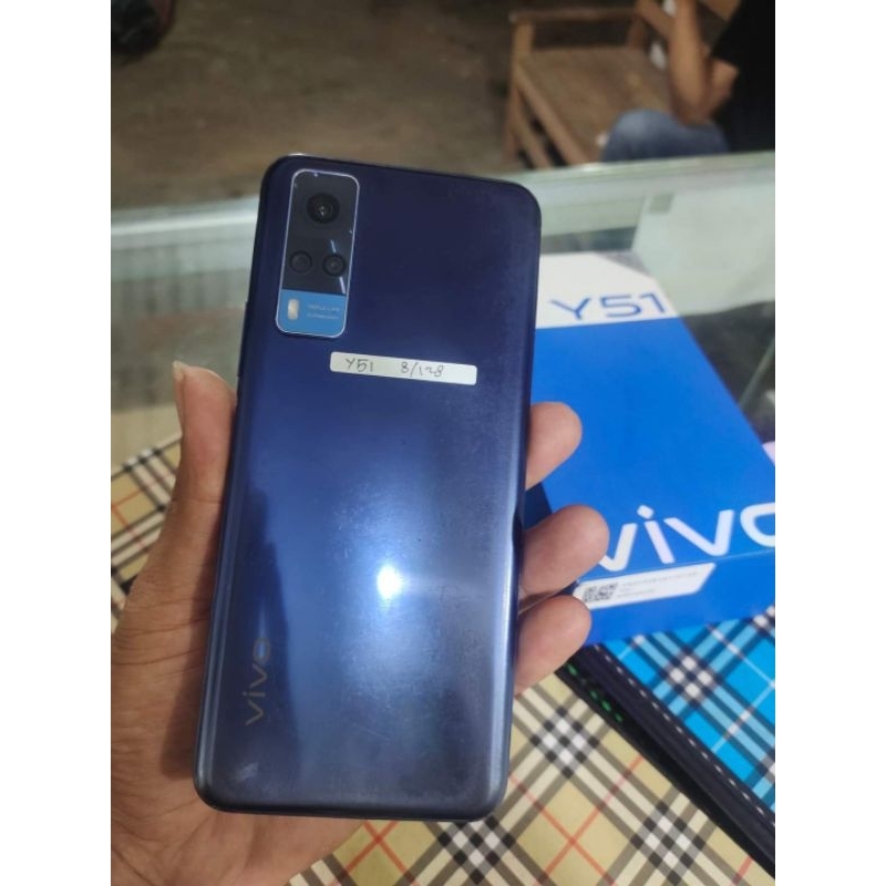 Hp Second Vivo Y51 8/128 Original Lengkap